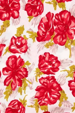 Acacia Maxi Dress Isadora Floral Red - Final Sale