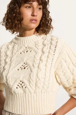 Alanna Knit Jumper Off White - Final Sale