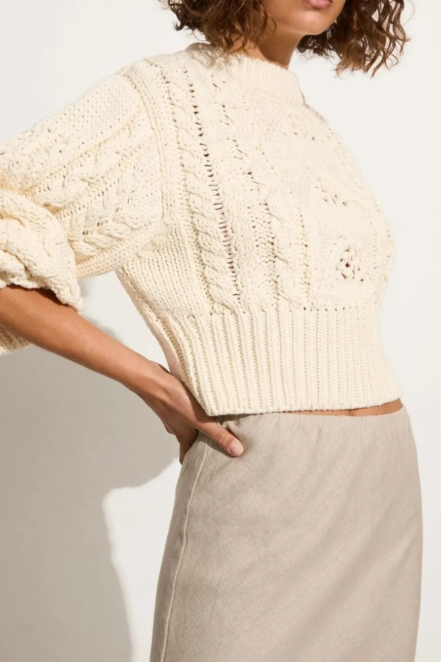 Alanna Knit Jumper Off White - Final Sale