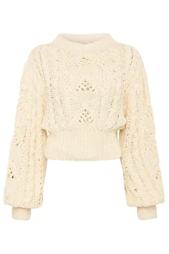 Alanna Knit Jumper Off White - Final Sale