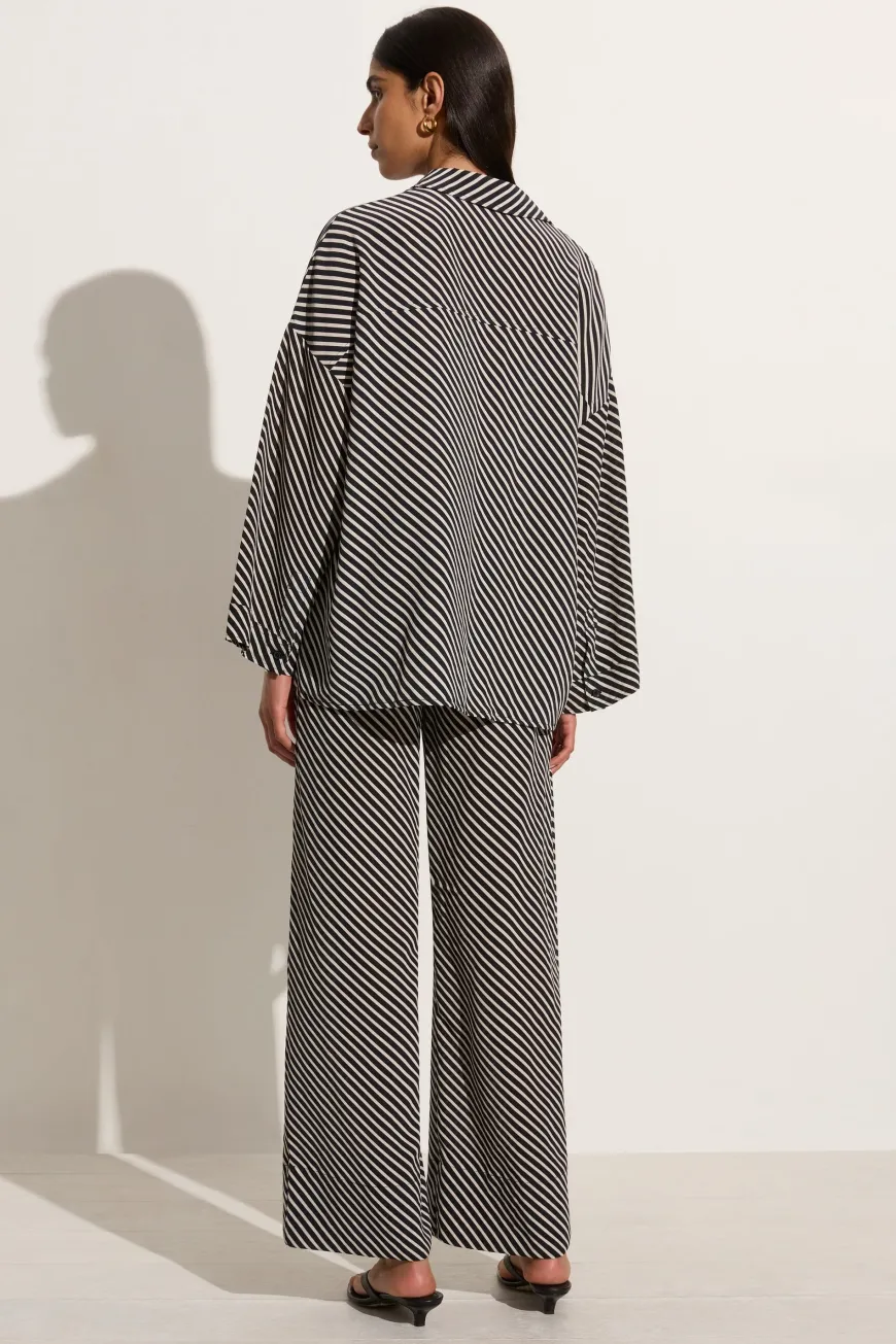 Amici Shirt Toscano Stripe Black