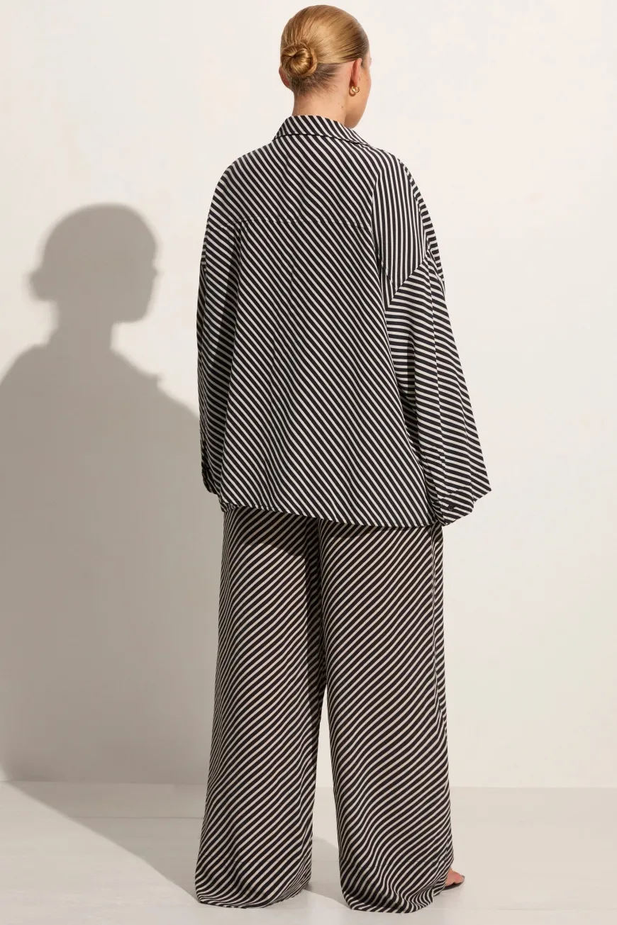 Amici Shirt Toscano Stripe Black