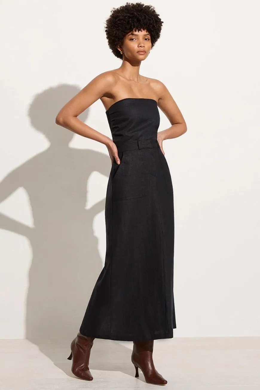 Amreli Maxi Skirt Black - Final Sale