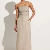 Amreli Maxi Skirt Natural - Final Sale