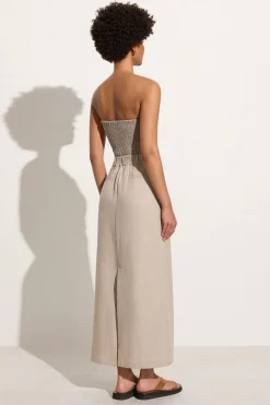 Amreli Maxi Skirt Natural - Final Sale