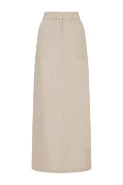 Amreli Maxi Skirt Natural - Final Sale