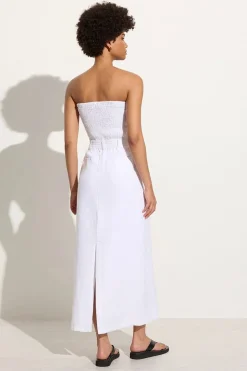 Amreli Maxi Skirt White - Final Sale