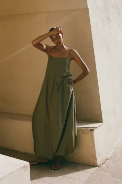 Anais Maxi Dress Khaki