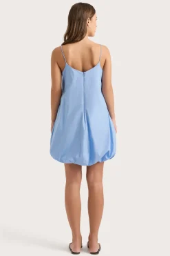 Anais Mini Dress Mid Blue
