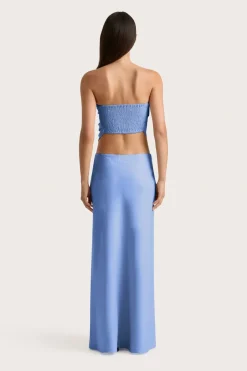 Antibes Maxi Skirt Mid Blue