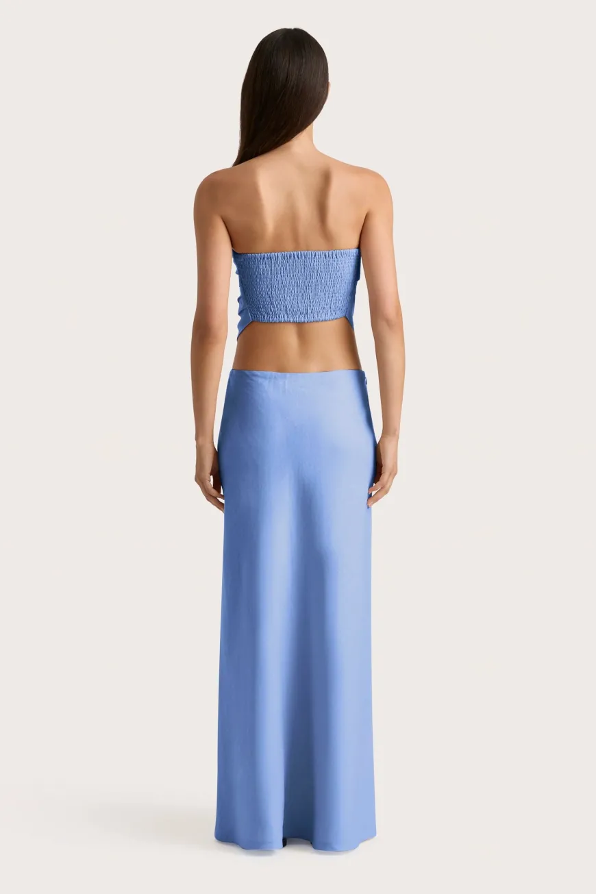 Antibes Maxi Skirt Mid Blue