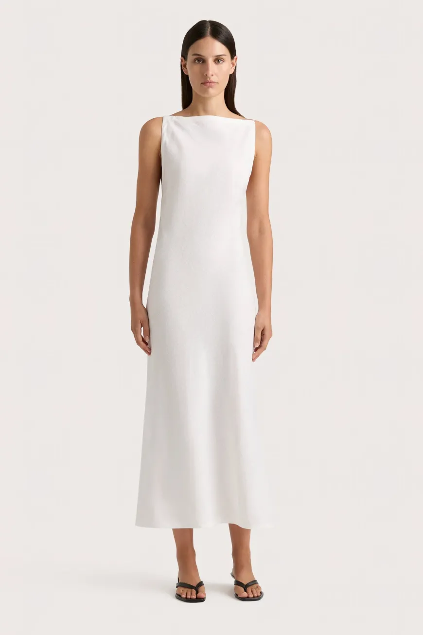Antibes Midi Dress White