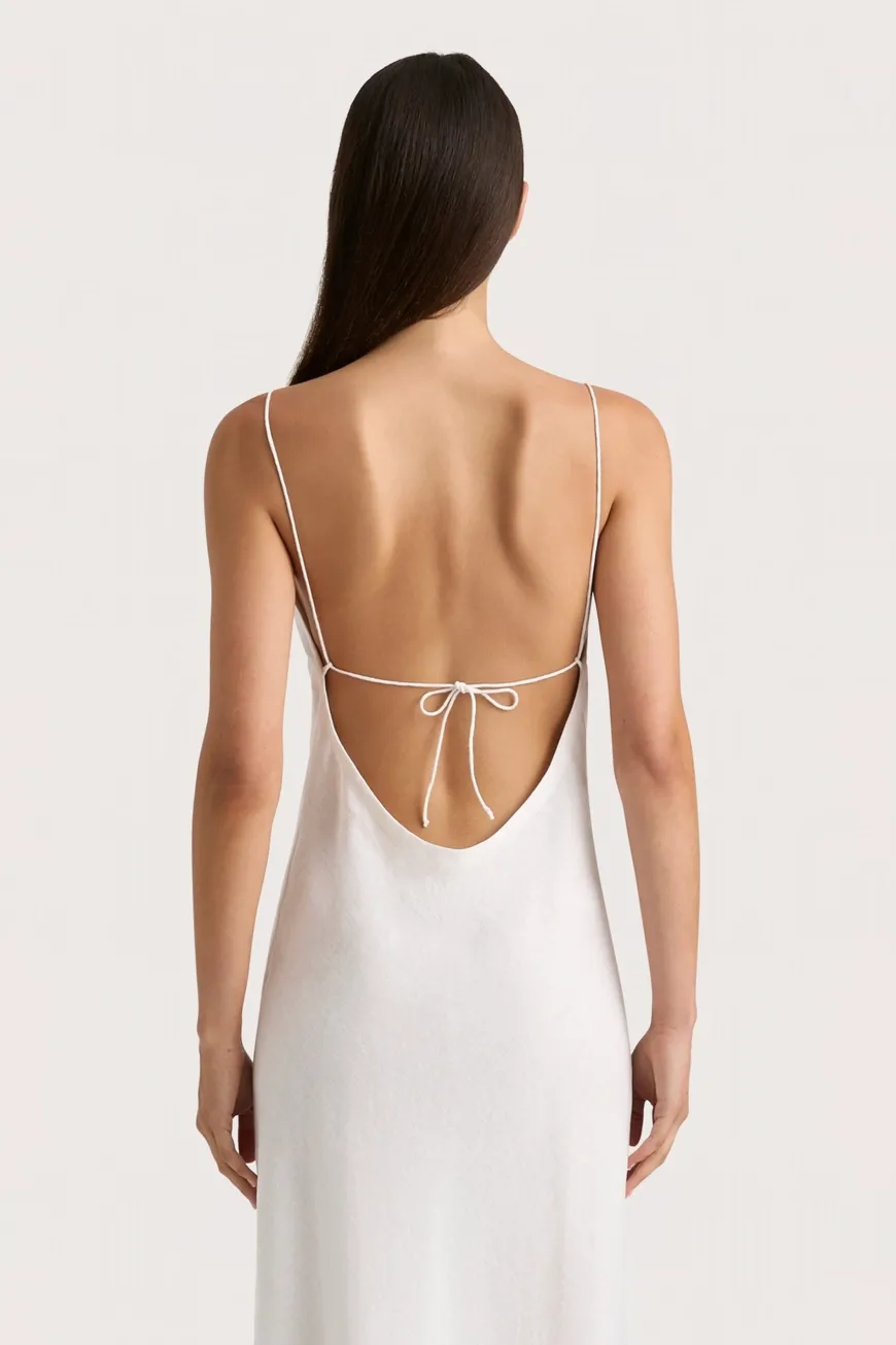 Antibes Midi Dress White