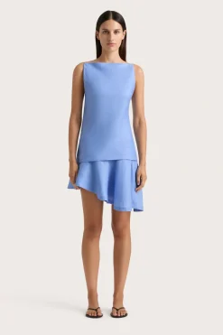 Antibes Mini Skirt Mid Blue