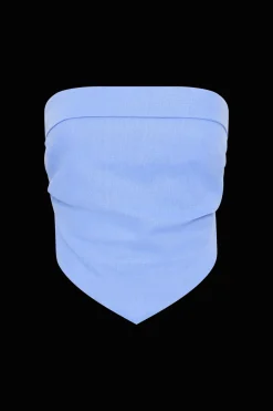 Antibes Strapless Top Mid Blue