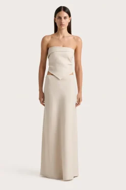 Antibes Strapless Top Sand
