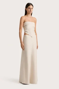 Antibes Strapless Top Sand
