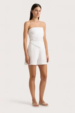 Antibes Strapless Top White