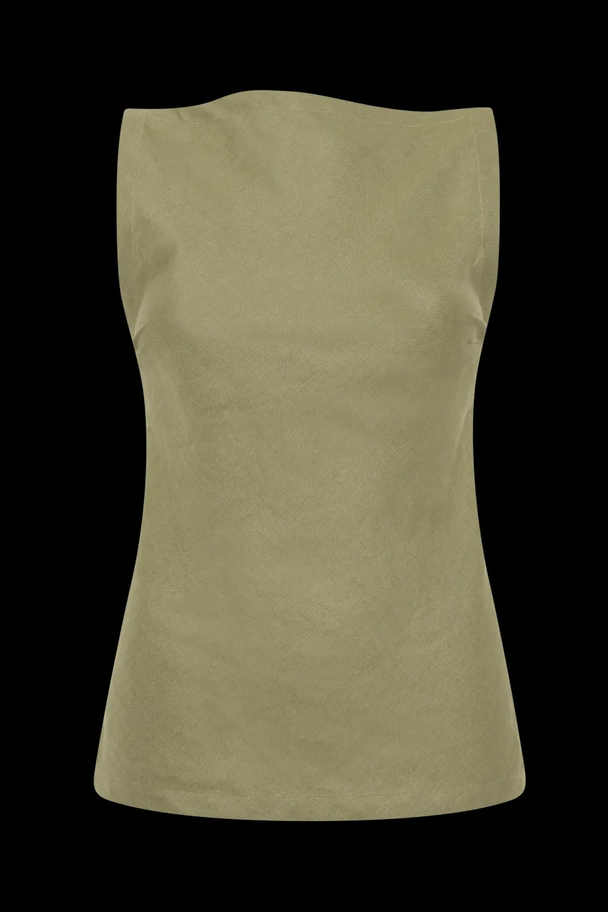 Antibes Top Khaki