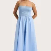 Antoine Maxi Dress Mid Blue