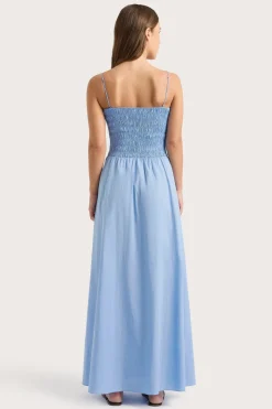 Antoine Maxi Dress Mid Blue