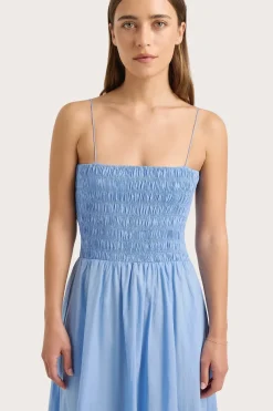 Antoine Maxi Dress Mid Blue