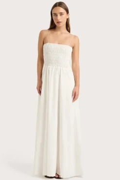 Antoine Maxi Dress White
