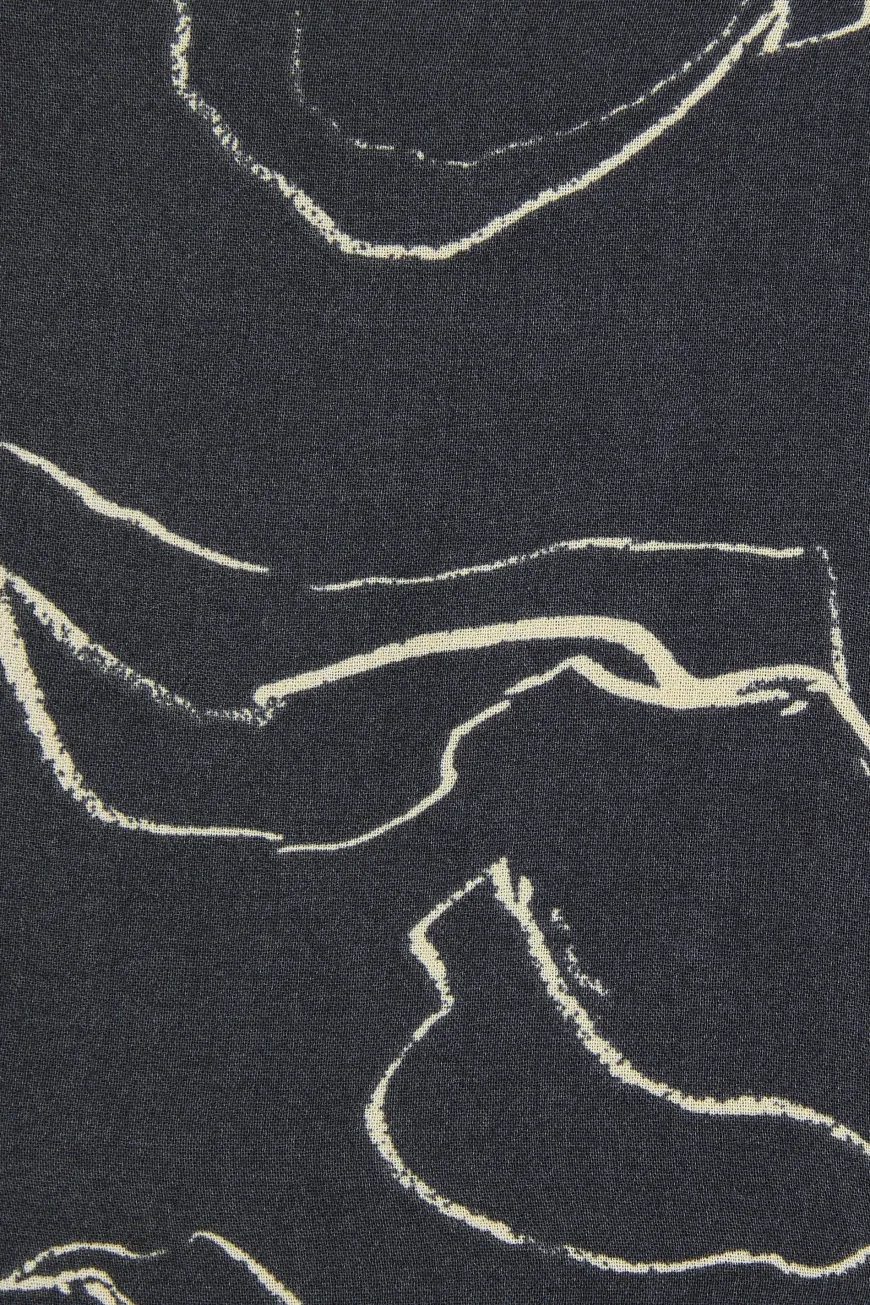 Aurelie Maxi Dress Calla Charred Navy