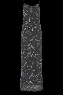Aurelie Maxi Dress Calla Charred Navy