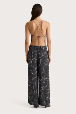 Aurelie Pant Calla Charred Navy