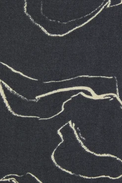 Aurelie Top Calla Charred Navy