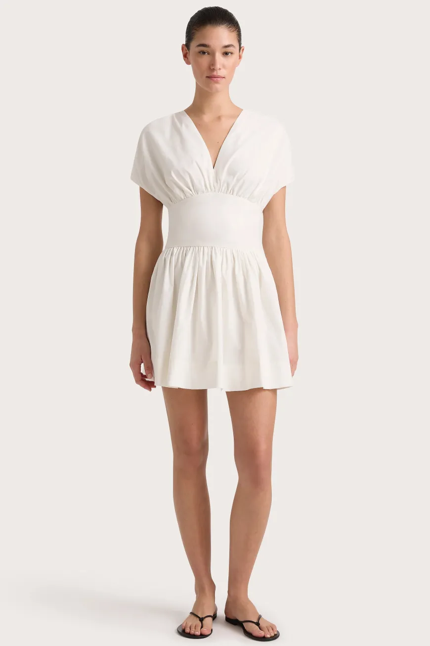Auve Mini Dress White
