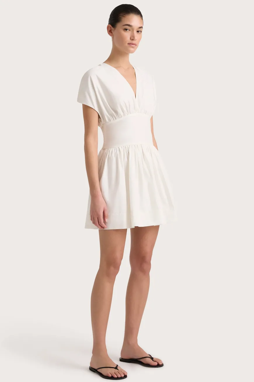 Auve Mini Dress White