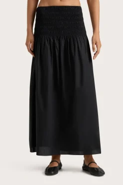 Baia Midi Skirt Black