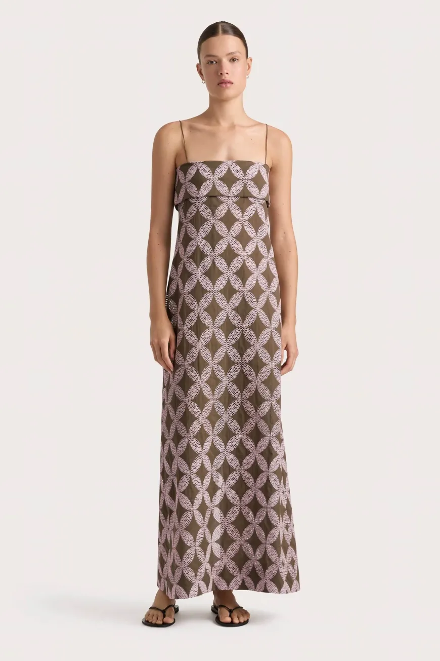 Bea Maxi Dress Cocoa Blush