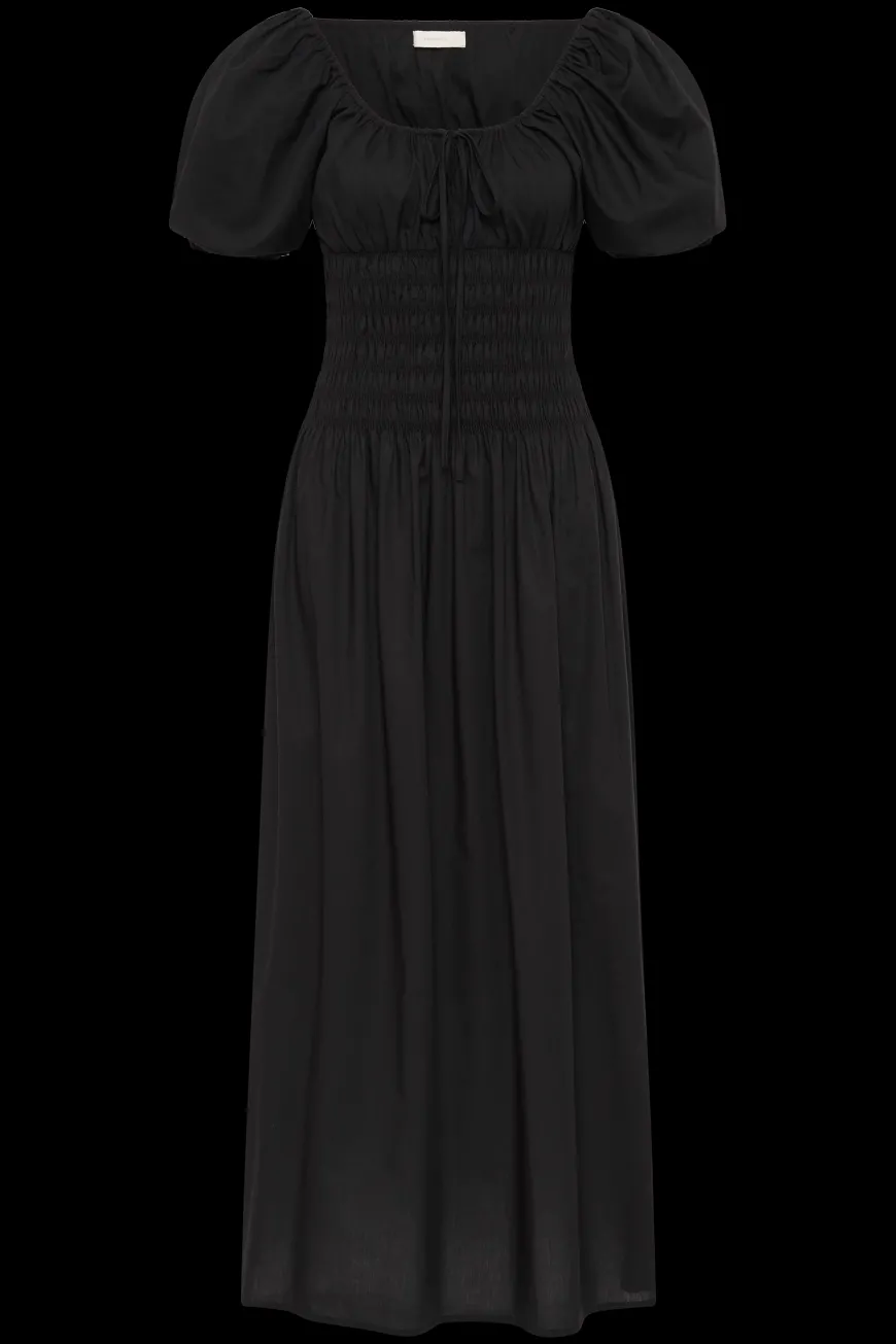 Beatrice Midi Dress Black