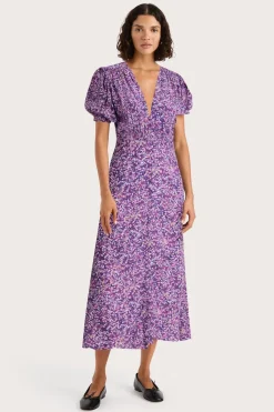 Bellavista Midi Dress Meander Micro Purple