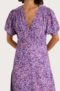 Bellavista Midi Dress Meander Micro Purple