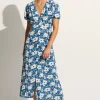 Bellavista Midi Dress Vita Bella Floral Blue (Exclusive) - Final Sale