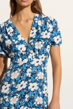 Bellavista Midi Dress Vita Bella Floral Blue (Exclusive) - Final Sale