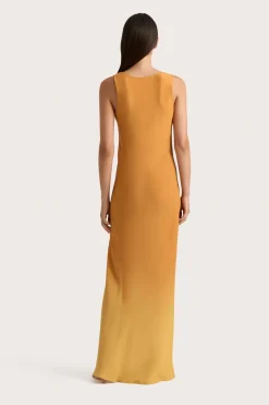 Biarritz Tank Maxi Dress Terracotta Ombre