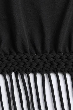 Bijou Asymmetric Top Black