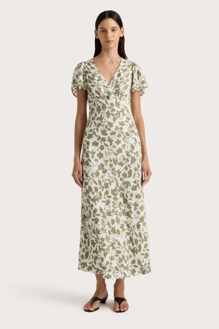 Boda Midi Dress Poplar Sage
