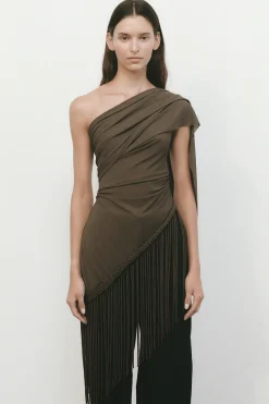 Bodil Top Chocolate Brown