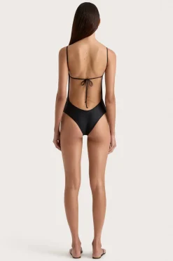 Cabo String One Piece Black