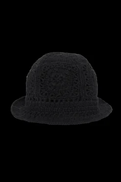 Cala Bianca Crochet Hat Black - Final Sale