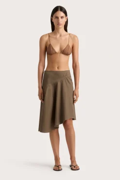 Calais Skirt Walnut