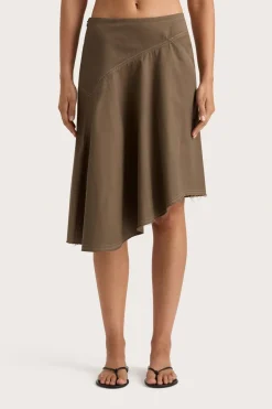 Calais Skirt Walnut