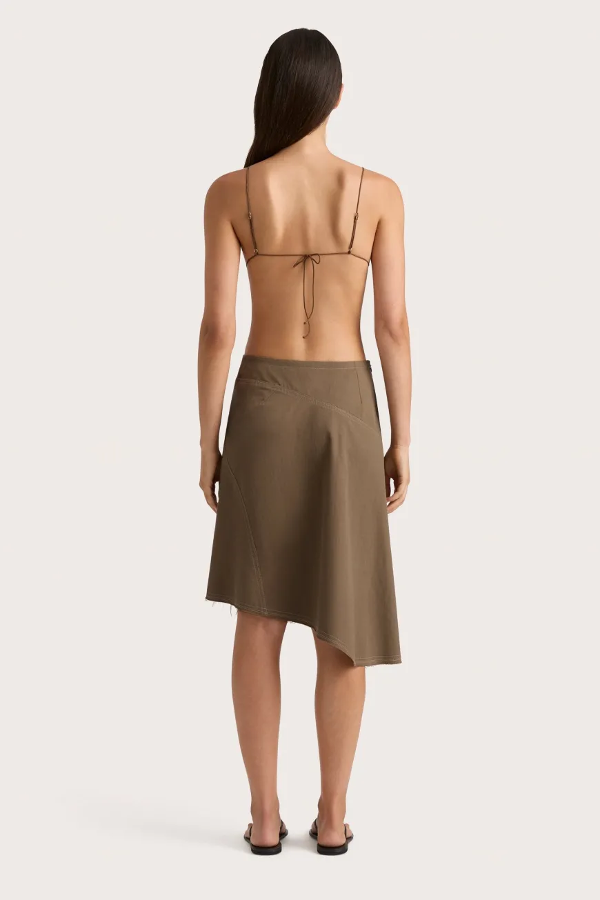 Calais Skirt Walnut