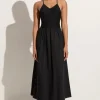 Camera Midi Dress Black